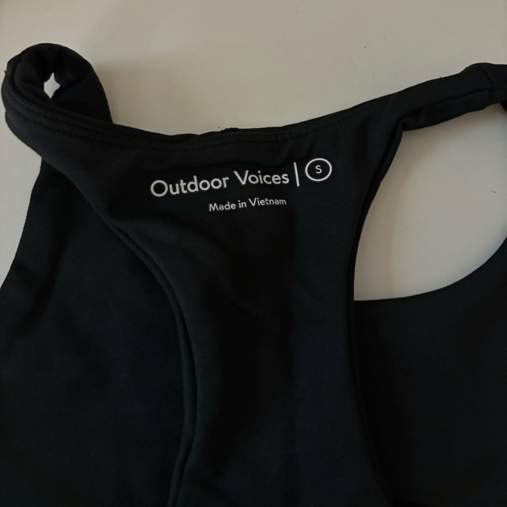 Outdoor voices bra/crop top